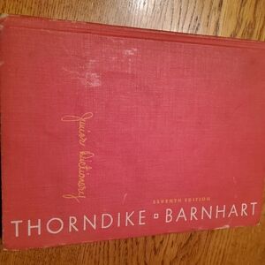 Vintage Thorndike Barnhart Junior Dictionary 1968 Seventh Edition